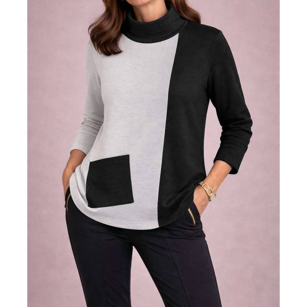 NEW E.L.I. the helsinki tunic in parchment/black